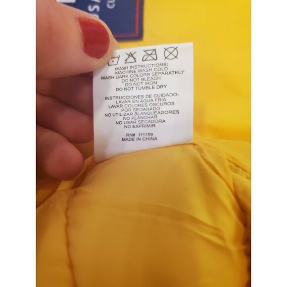 Los Angeles Purple Gold Puffer Jacket Men's Size Large Colorblock NWT - Picture 10 of 11